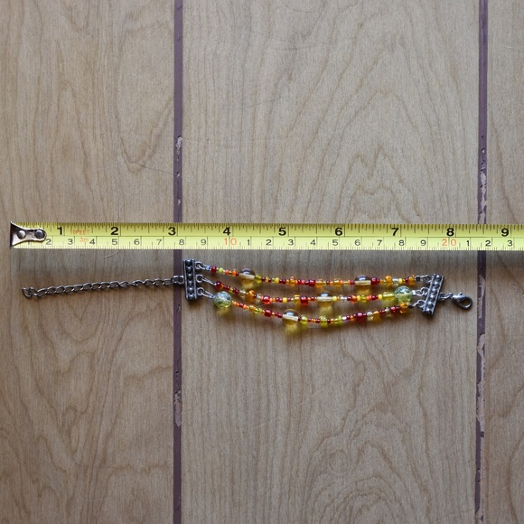 Handmade Three Strand Bracelet - Picture 3 of 4
